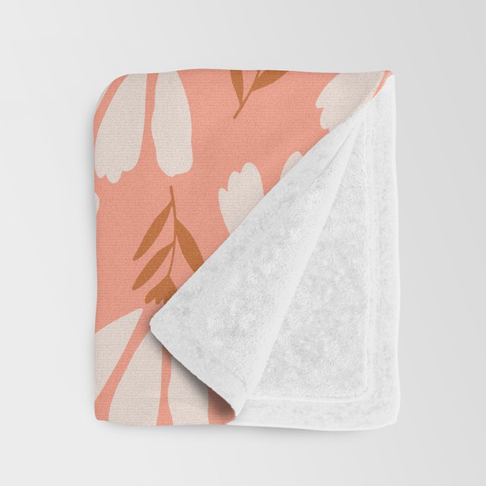 Simple Flower - Fall  Throw Blanket Gallery Image 3