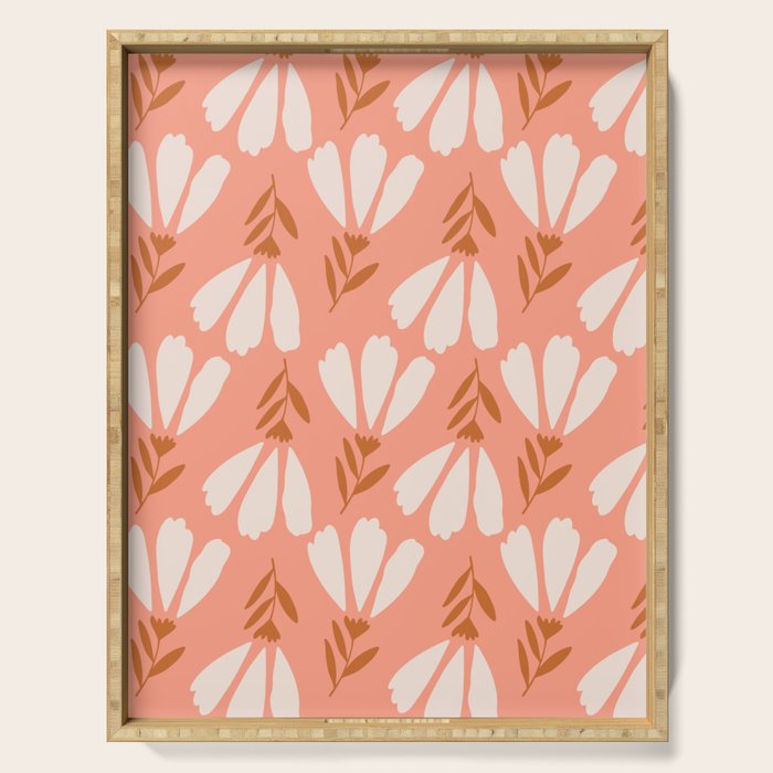 Simple Flower - Fall  Serving Tray Gallery Image 1