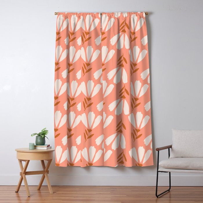 Simple Flower - Fall  Window Curtain Gallery Image 5
