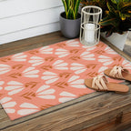 Simple Flower - Fall  Outdoor Rug Gallery Image 2