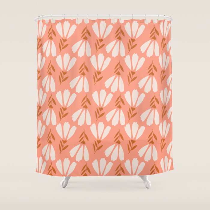 Simple Flower - Fall  Shower Curtain Gallery Image 1