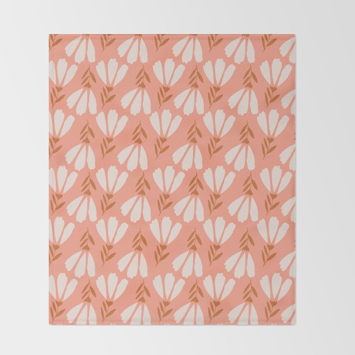 Simple Flower - Fall  Throw Blanket Gallery Image 2