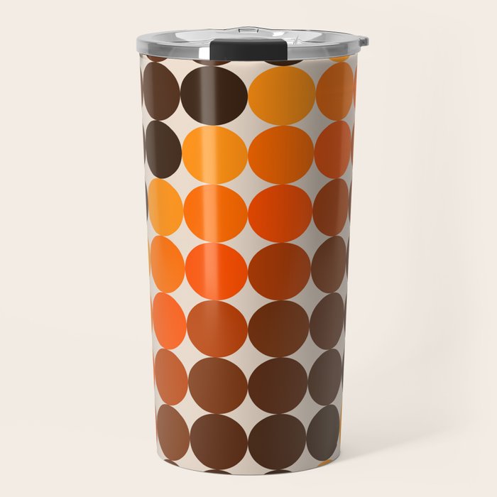Dots - Golden Travel Mug Gallery Image 1