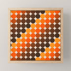 Dots - Golden Mini Art Print Gallery Image 1