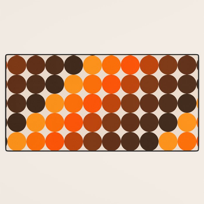 Dots - Golden Desk Mat Gallery Image 3