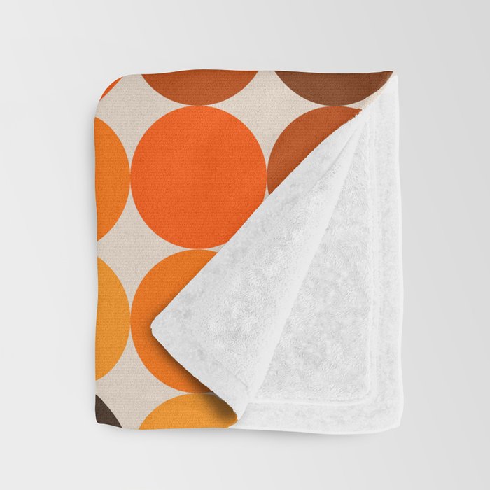 Dots - Golden Throw Blanket Gallery Image 3