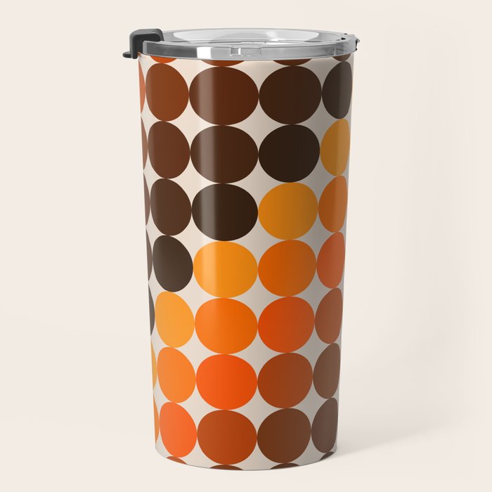 Dots - Golden Travel Mug Gallery Image 3