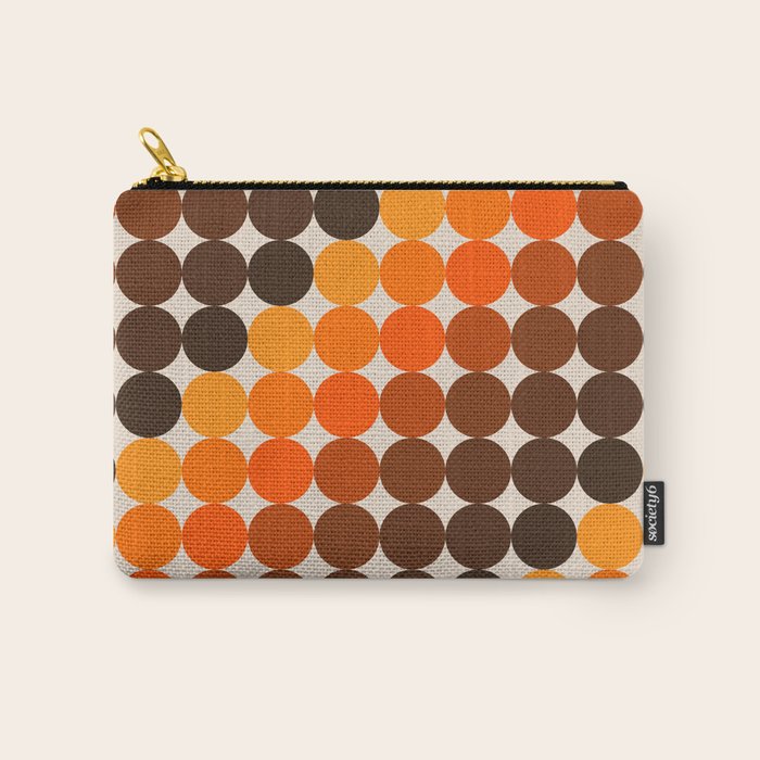 Dots - Golden Carry All Pouch Gallery Image 1