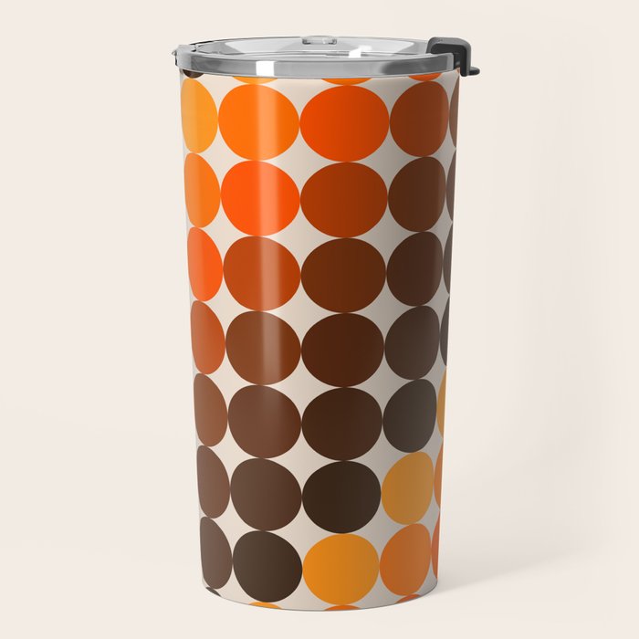 Dots - Golden Travel Mug Gallery Image 2