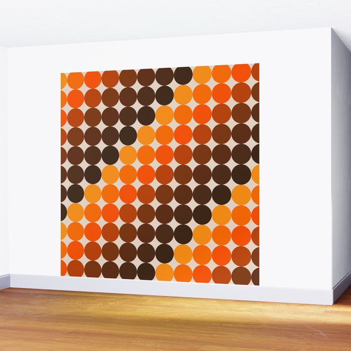 Dots - Golden Wall Mural Gallery Image 2