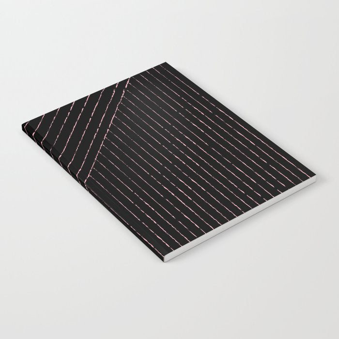 lines (black & pink) Notebook Gallery Image 2