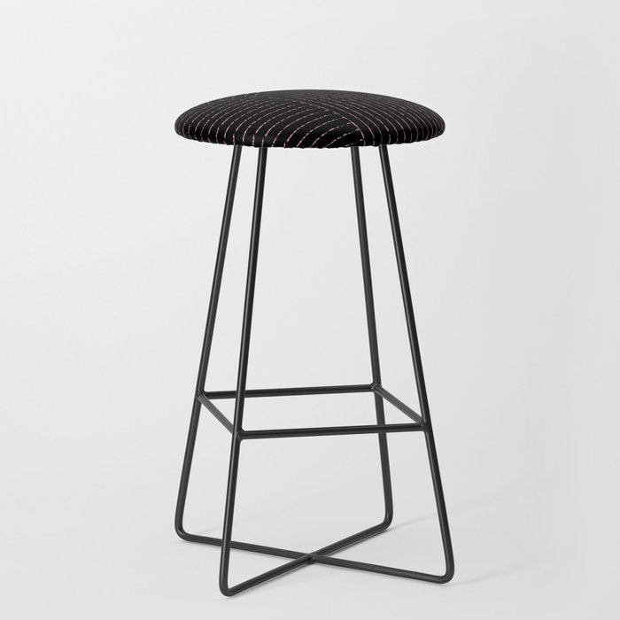 lines (black & pink) Stool Gallery Image 1