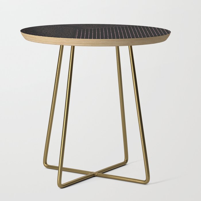 lines (black & pink) Side Table Gallery Image 1