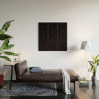 lines (black & pink) Wood Wall Art Gallery Image 2