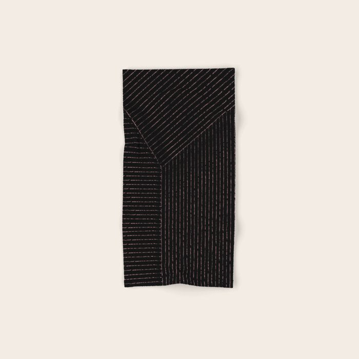 lines (black & pink) Bath Towel Gallery Image 1