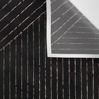 lines (black & pink) Wall Tapestry Gallery Image 3