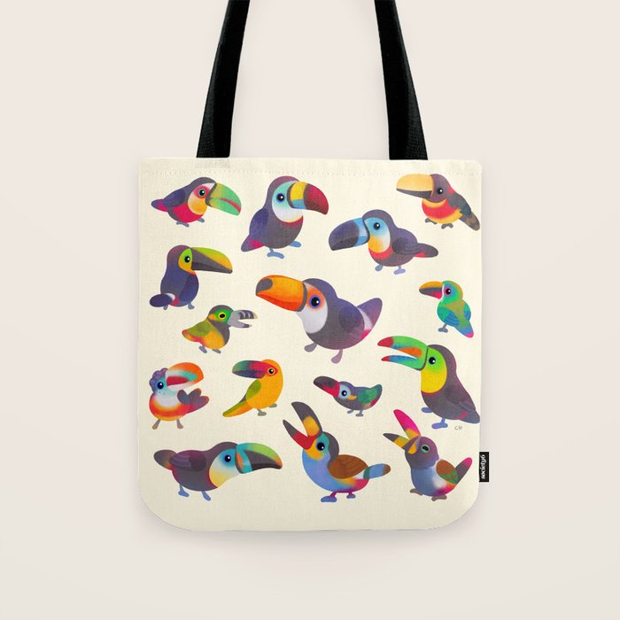 Toucan - pastel Tote Bag Gallery Image 1