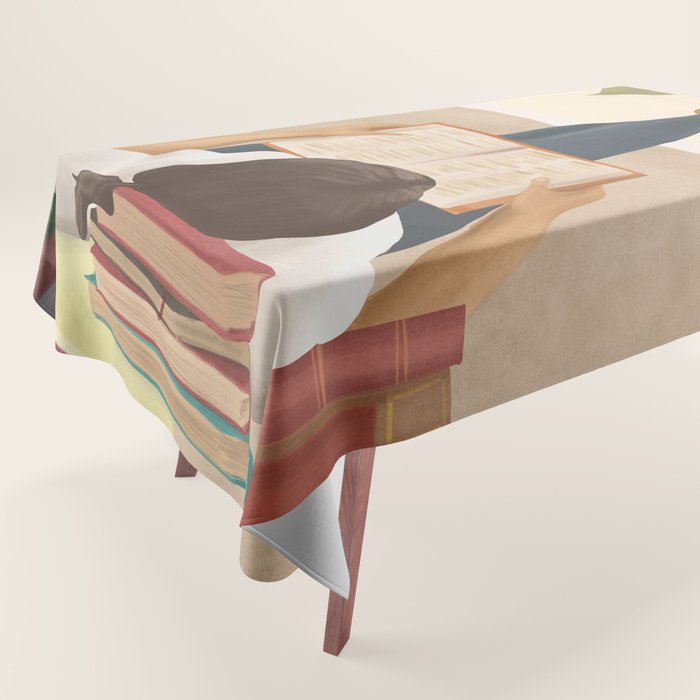 Bookworm Tablecloth Gallery Image 1
