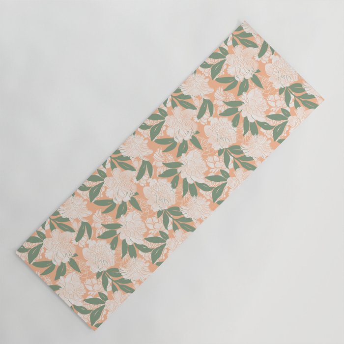 Modern floral blooms PGM7 Yoga Mat Gallery Image 1