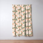 Modern floral blooms PGM7 Window Curtain Gallery Image 3