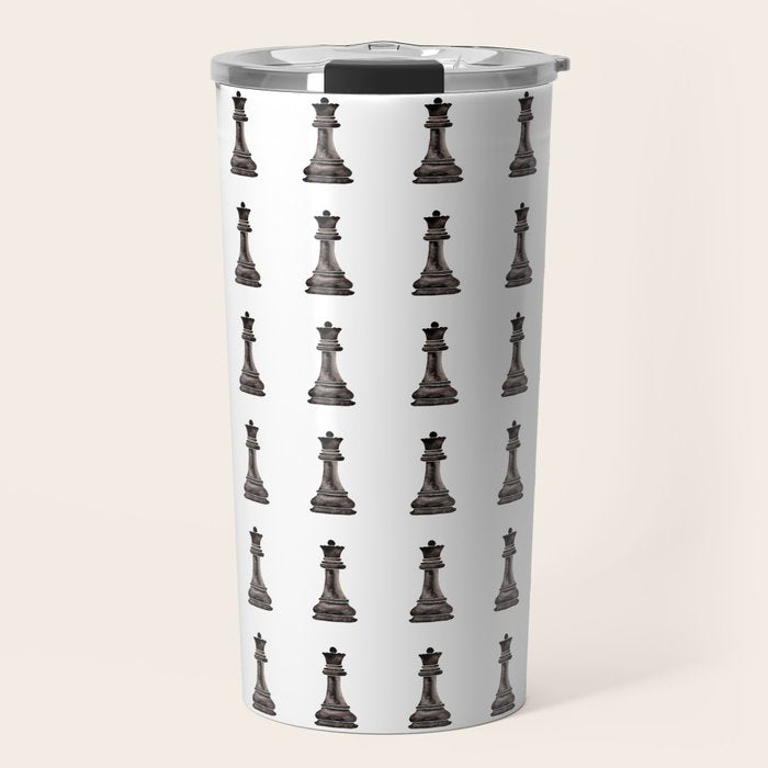 Queen (watercolor painting) Travel Mug Gallery Image 1