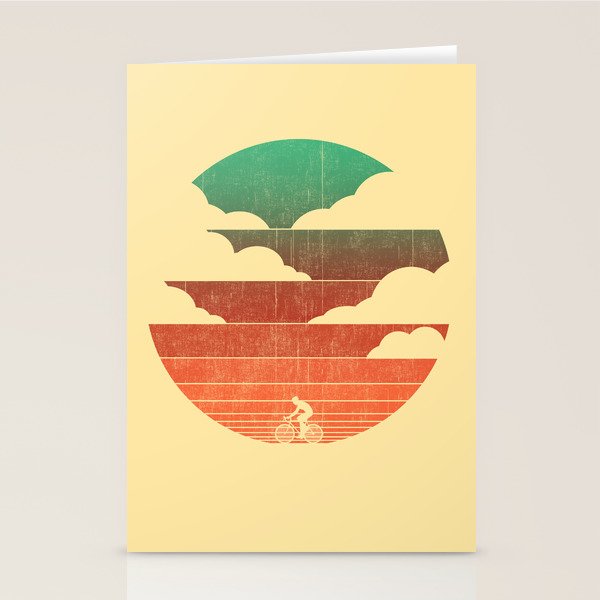 Go West (cycling edition) Stationery Card Gallery Image 1