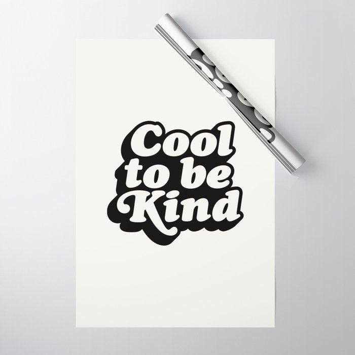 Cool to Be Kind Wrapping Paper Gallery Image 1