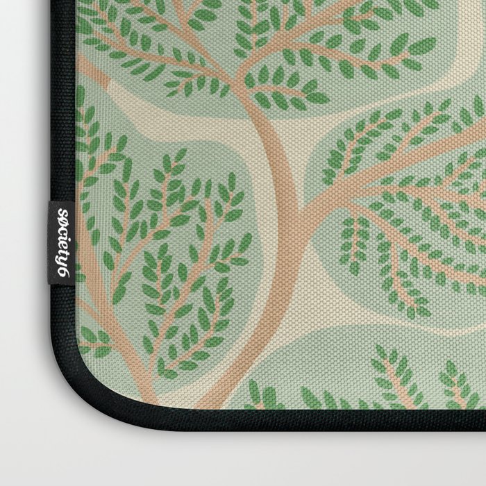 Puzzle trees winding pattern Laptop Sleeve Gallery Image 3