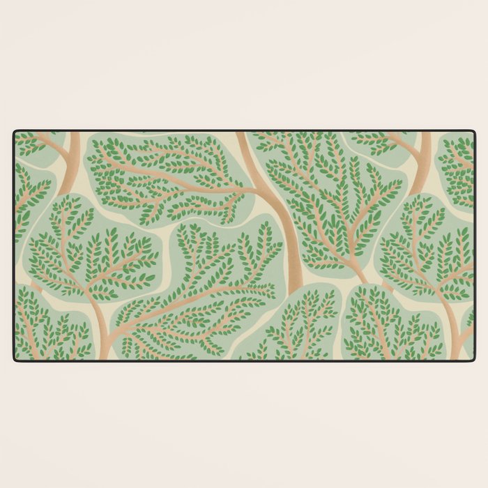 Puzzle trees winding pattern Desk Mat Gallery Image 3