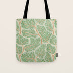 Puzzle trees winding pattern Tote Bag Gallery Image 1