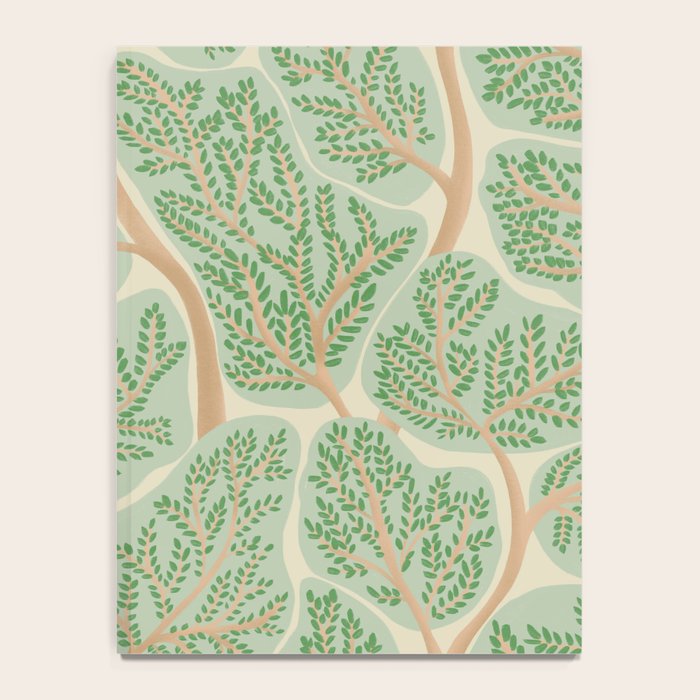 Puzzle trees winding pattern Notebook Gallery Image 4