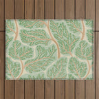 Puzzle trees winding pattern Outdoor Rug Gallery Image 1