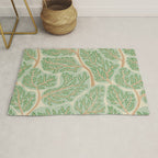 Puzzle trees winding pattern Rug Gallery Image 1
