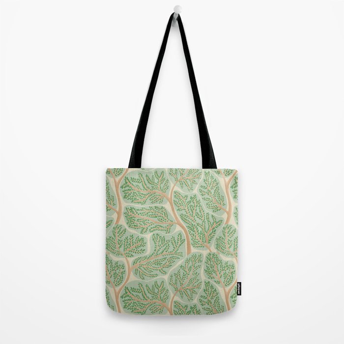 Puzzle trees winding pattern Tote Bag Gallery Image 2