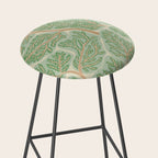 Puzzle trees winding pattern Stool Gallery Image 2