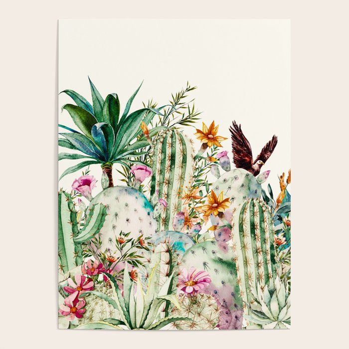 Blooming in the cactus Poster Gallery Image 4