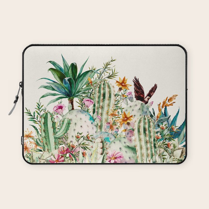 Blooming in the cactus Laptop Sleeve Gallery Image 1