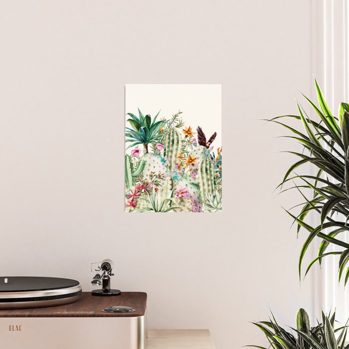 Blooming in the cactus Poster Gallery Image 2