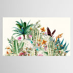 Blooming in the cactus Tablecloth Gallery Image 2