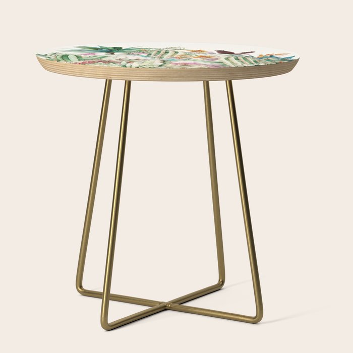 Blooming in the cactus Side Table Gallery Image 1