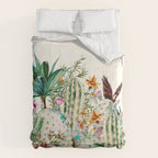 Blooming in the cactus Comforter Gallery Image 6