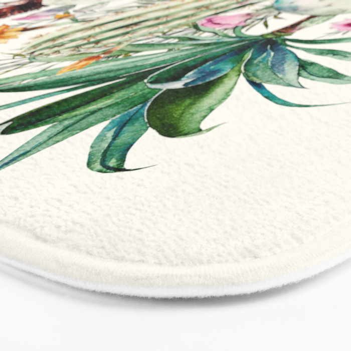 Blooming in the cactus Bath Mat Gallery Image 3