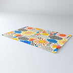 Weather Sun Clouds Rain Pattern #childrendecor #kidspattern Rug Gallery Image 3