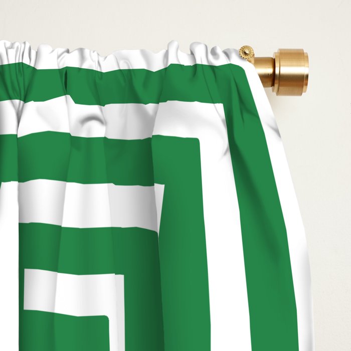 Greek Key Pattern 130 Green Window Curtain Gallery Image 2