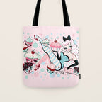 Vanilla Cupcake Pinup Doll  Tote Bag Gallery Image 1