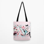 Vanilla Cupcake Pinup Doll  Tote Bag Gallery Image 2