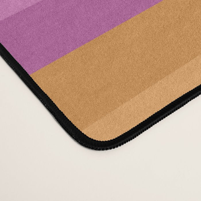 Mixed Stripes Pattern IV Colorful 90s Desk Mat Gallery Image 4