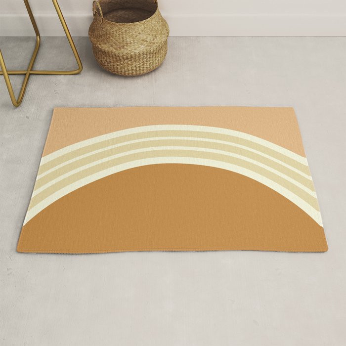 one day âÂ earthen clay layers 2 Rug Gallery Image 1