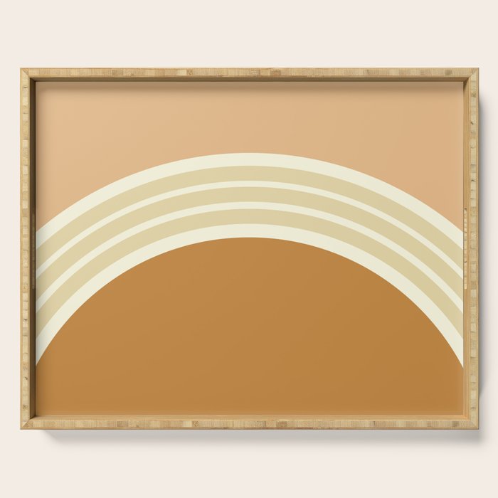 one day âÂ earthen clay layers 2 Serving Tray Gallery Image 1