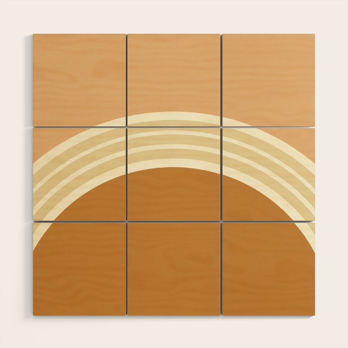 one day âÂ earthen clay layers 2 Wood Wall Art Gallery Image 1